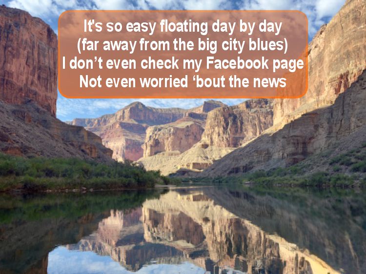 Original photo of the Grand Canyon and added text by the author